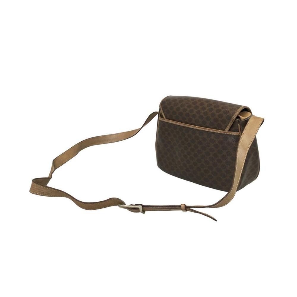 Celine Brown Bag canvas Crossbody coated Macadam monogram Shoulder - Picture 3 of 6